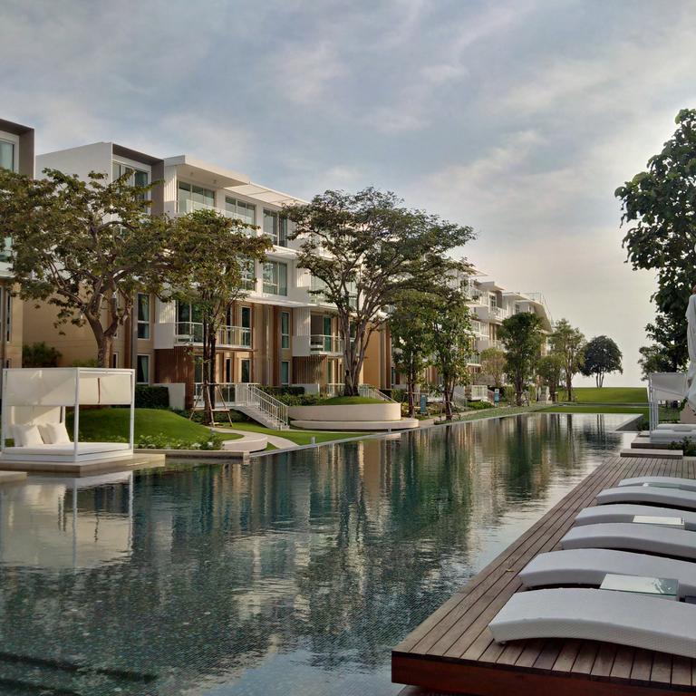 Huahin Luxury Beachfront Condo By Ml Habitación foto
